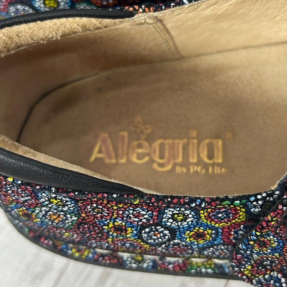 Alegria Paloma Wallflower US Size 11.5/12 (EU Size 42) Mary Jane Type Shoes - Picture 13 of 14